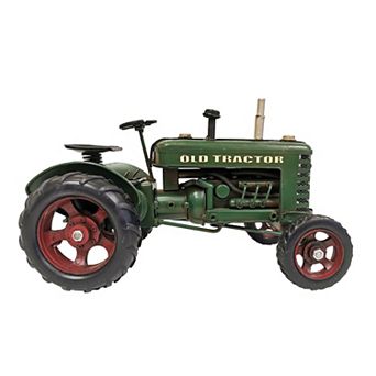 Green "old Tractor" Metal Model