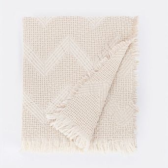 Discover Europe Made in Portugal Chevron Lumatex Throw