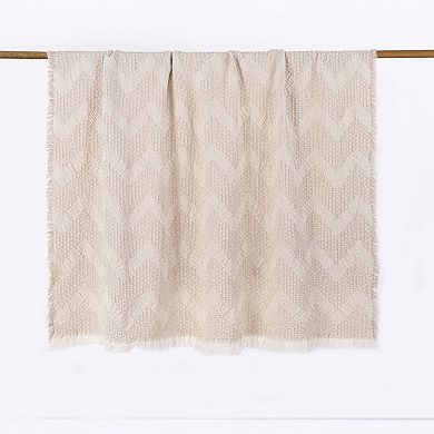 Discover Europe Made in Portugal Chevron Lumatex Throw