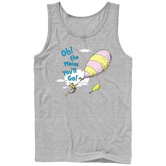 Men's Dr. Seuss Oh The Places You'll Go Graphic Tank