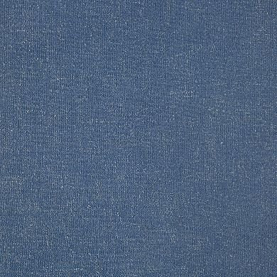 Town & Country 2-Pack Davos Solid Linen Texture Blackout Window Curtains