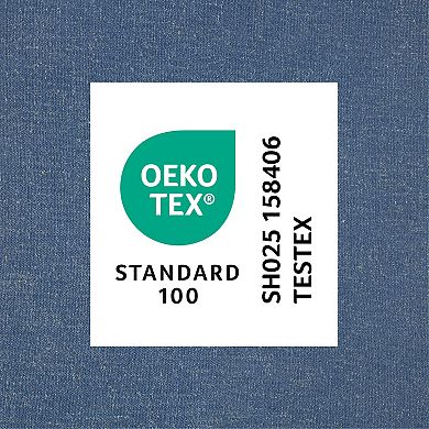 Town & Country 2-Pack Davos Solid Linen Texture Blackout Window Curtains