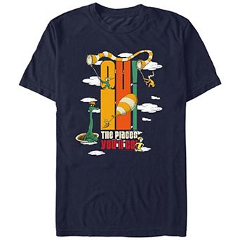 Men's Dr. Seuss Oh! The Places You'll Go Poster Graphic Tee