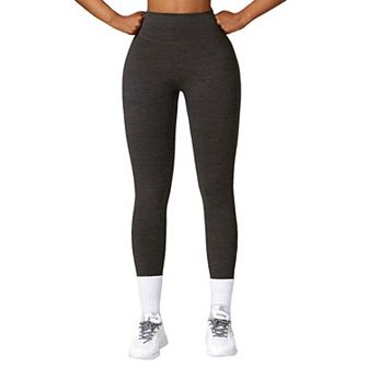 Women's Back Patch Pocket Textured Leggings