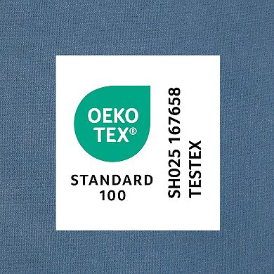 Town & Country Bertram Solid Linen Texture 50"x96" Room Darkening Blackout Indoor Curtains 2-Pack Set