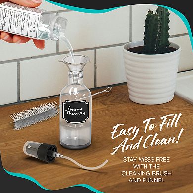 Nevlers 2 oz. Leakproof Clear Glass Spray Bottles (Pack of 48)