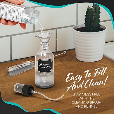 Nevlers 2 oz. Leakproof Clear Glass Spray Bottles (Pack of 24)