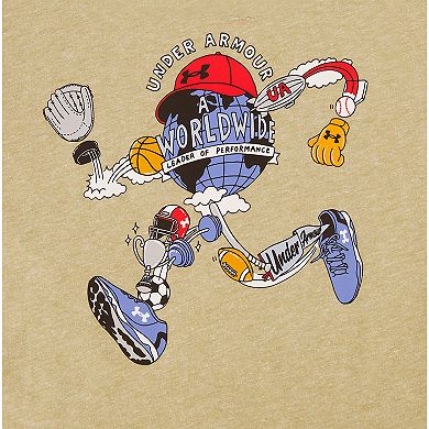 Boys 4-7 Under Armour Sports World Short Sleeve Graphic T-Shirt