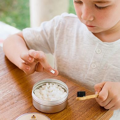 150 Dentos Toothpaste Tablets, Fluoride Free For Kids Adults, Chewable, Spearmint