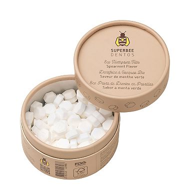 150 Dentos Toothpaste Tablets, Fluoride Free For Kids Adults, Chewable, Spearmint