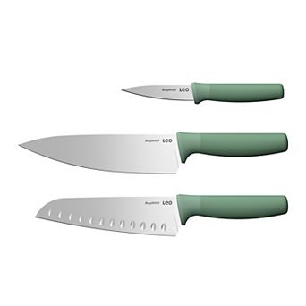 BergHOFF Leo Forest Stainless Steel 3 pc Advanced Knife Set