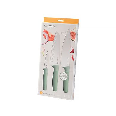 BergHOFF Leo Forest Stainless Steel 3-piece Advanced Knife Set