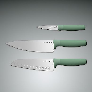 BergHOFF Leo Forest Stainless Steel 3-piece Advanced Knife Set