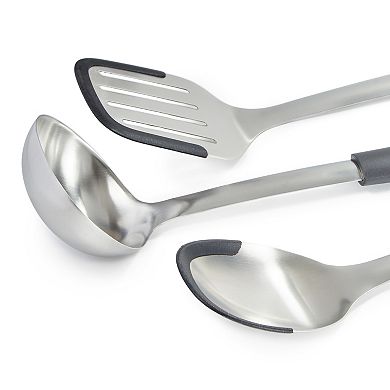 BergHOFF Leo Graphite Stainless Steel 3-piece Utensil Set
