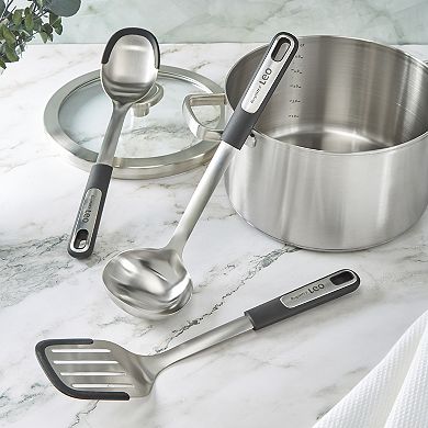 BergHOFF Leo Graphite Stainless Steel 3-piece Utensil Set