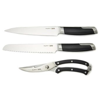BergHOFF Leo Graphite 3 pc Stainless Steel Forged Cutlery Set