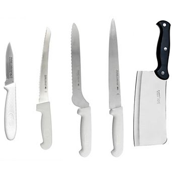 BergHOFF 5 pc Ergonomic Kitchen Knife Set with Cleaver