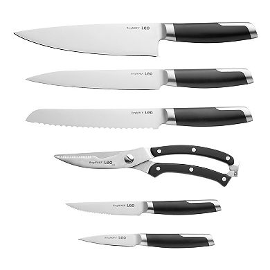BergHOFF Leo Graphite Stainless Steel 13-piece Knife Block Set