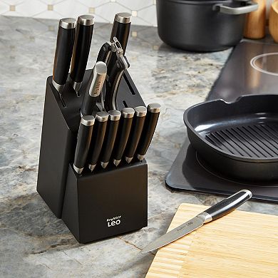 BergHOFF Leo Graphite Stainless Steel 13-piece Knife Block Set