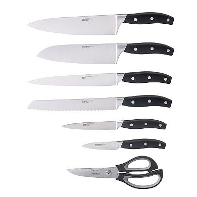BergHOFF Forged 9-pc. Stainless Steel Knife Block Set with 3-in-1 Sharpener