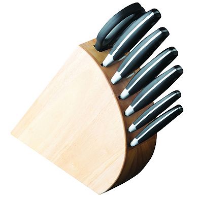 BergHOFF Forged 9-pc. Stainless Steel Knife Block Set with 3-in-1 Sharpener