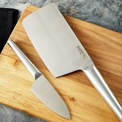 BergHOFF Straight 5-pc. 18/10 Stainless Steel Specialty Knife Set with 3-in-1 Sharpener