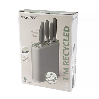 BergHOFF Balance Nonstick Stainless Steel 6-piece Knife Block Set
