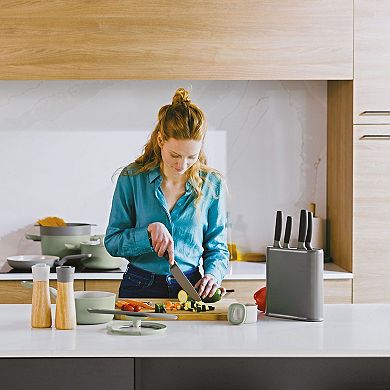 BergHOFF Balance Nonstick Stainless Steel 6-piece Knife Block Set