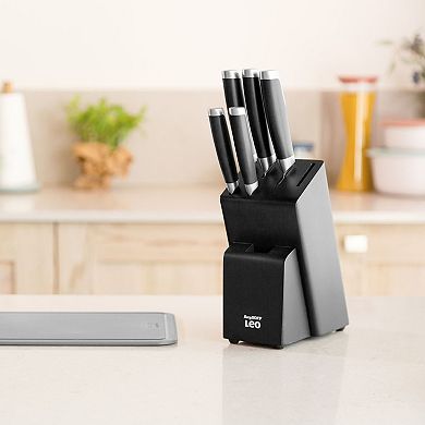 BergHOFF Leo Graphite Stainless Steel 6-piece Knife Block Set