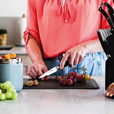 BergHOFF Leo Graphite Stainless Steel 6-piece Knife Block Set