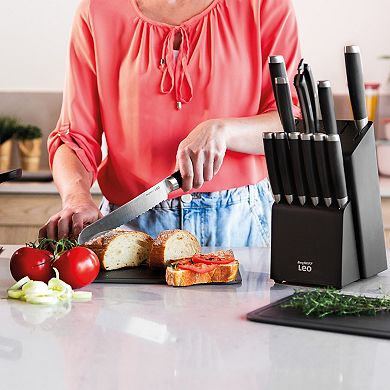 BergHOFF Leo Graphite Stainless Steel 6-piece Knife Block Set