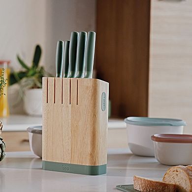 BergHOFF Leo Forest Stainless Steel 6-piece Knife Block Set