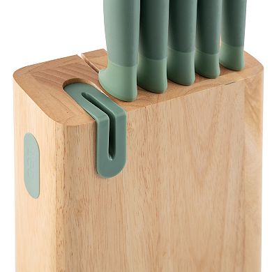 BergHOFF Leo Forest Stainless Steel 6-piece Knife Block Set