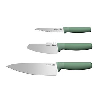 BergHOFF 3 pc Leo Forest Stainless Steel Specialty Knife Set