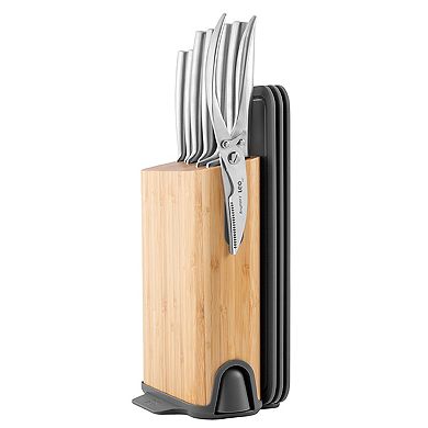 BergHOFF Leo Legacy Stainless Steel 11-piece Knife Block Set