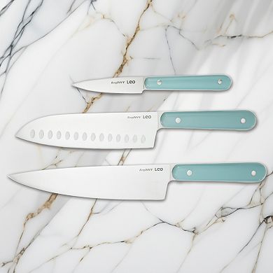 BergHOFF Leo Slate Stainless Steel Santoku Knife 7"