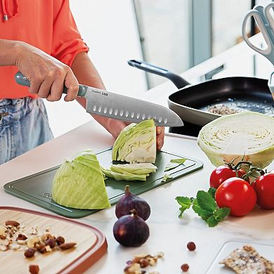 BergHOFF Leo Slate Stainless Steel Santoku Knife 7"