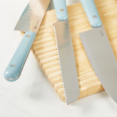 BergHOFF Leo Slate Stainless Steel 7-piece Knife Block Set