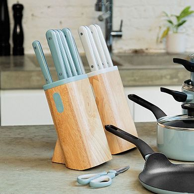 BergHOFF Leo Slate Stainless Steel 7-piece Knife Block Set