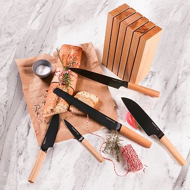 BergHOFF Ron Stainless Steel 6-piece Knife Block Set