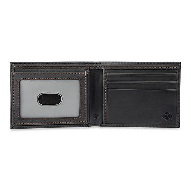 Men's Columbia RFID-Blocking Leather Bifold Wallet