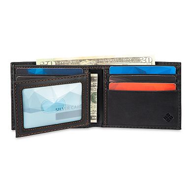 Men's Columbia RFID-Blocking Leather Bifold Wallet