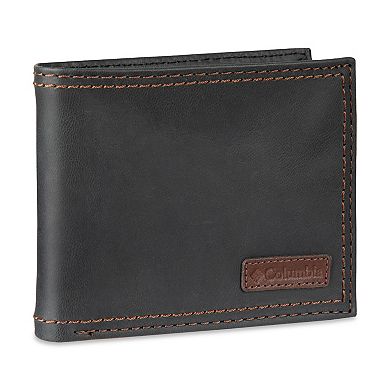 Men's Columbia RFID-Blocking Leather Bifold Wallet