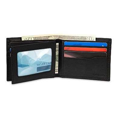 Men's Columbia RFID Extra Capacity Leather Bifold Wallet