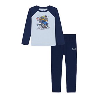 Boys 4-8 Under Armour 2 pc Graphic Long Sleeve Top & Pants Set