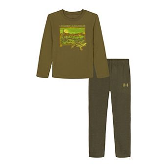 Boys 4-8 Under Armour Desert Lizard 2 pc Long Sleeve Top & Pants Set