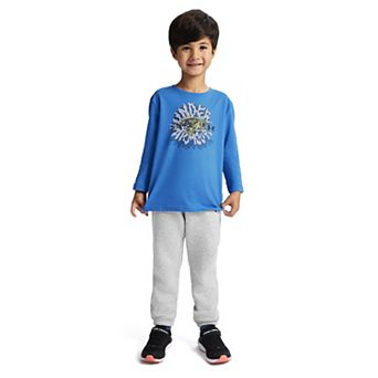 Boys 4-8 Under Armour 2 pc Long Sleeve Tee & Pants Set