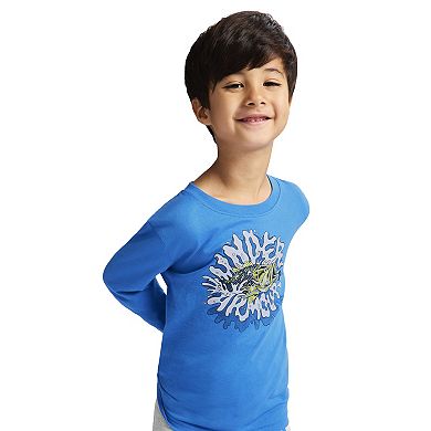 Boys 4-8 Under Armour 2-pc. Long Sleeve Tee & Pants Set