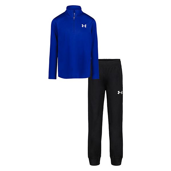 Boys 4-7 Under Armour 2-Piece Long Sleeve 1/4 Zip Tech & Jogger