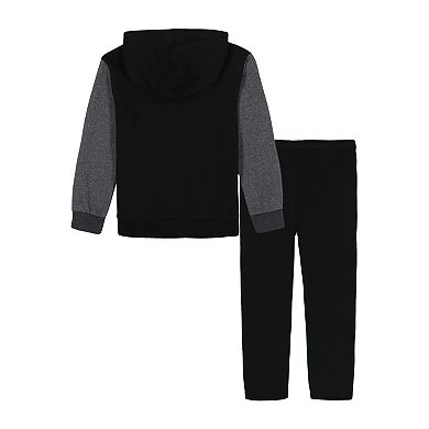 Boys 4-7 Under Armour 2-Piece Color Block Hoodie & Jogger Pants Set
